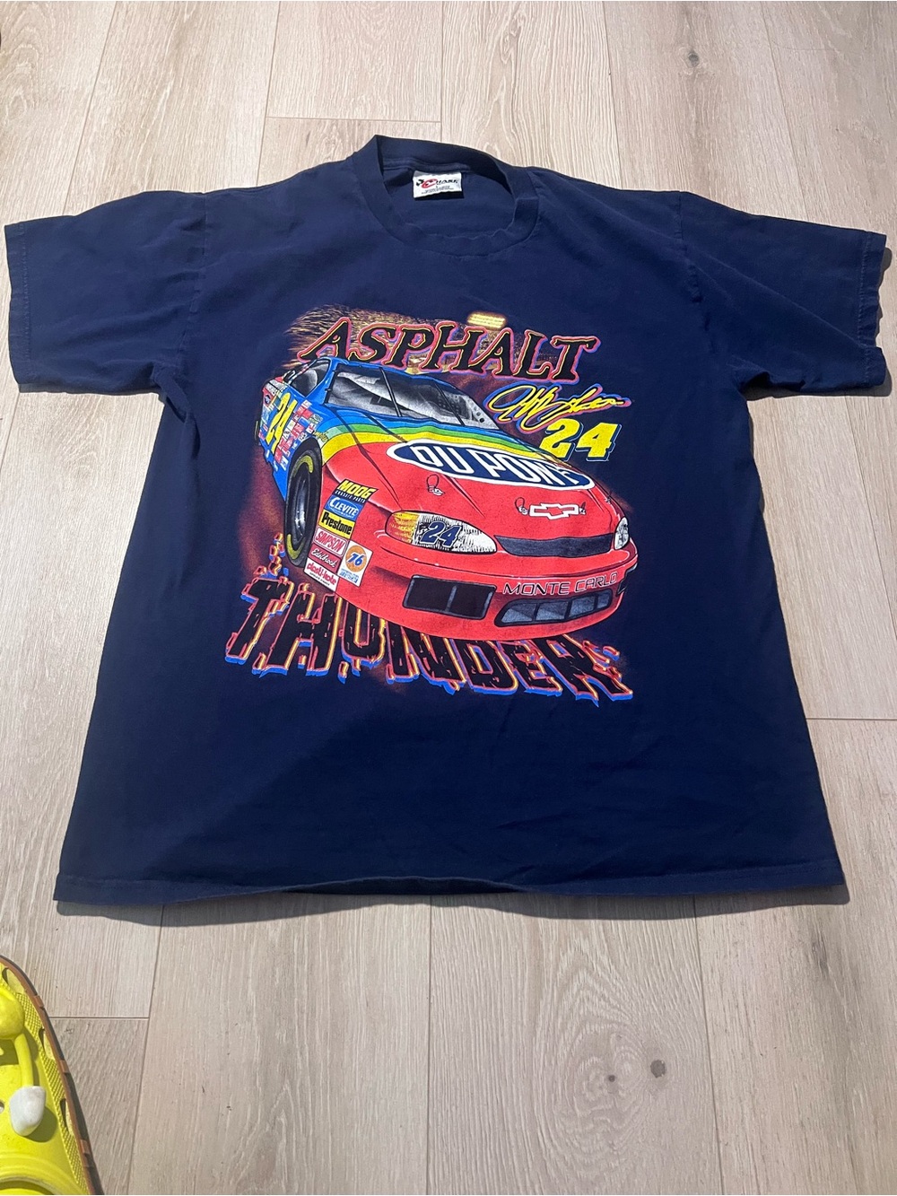 Chase Authentics Navy Tee with Red and Black Logo